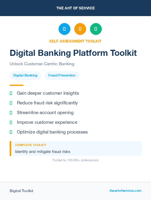 Digital Banking Platform Toolkit