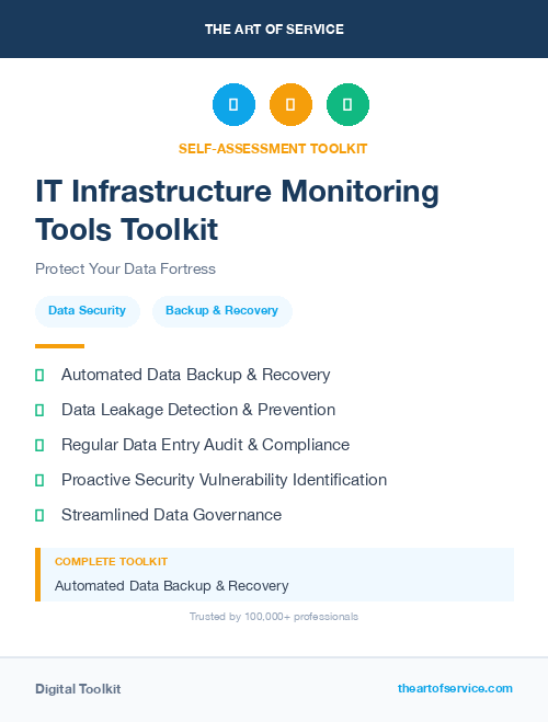 IT Infrastructure Monitoring Tools Toolkit