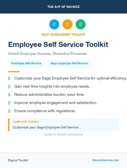 Employee Self Service Toolkit