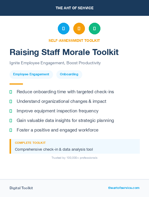 Raising Staff Morale Toolkit
