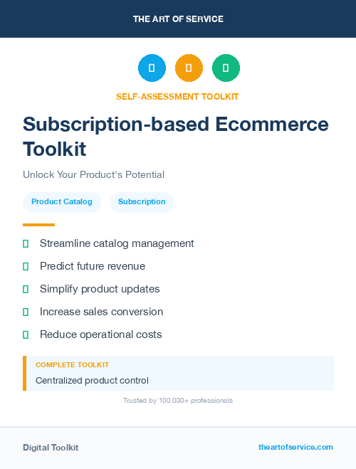 Subscription-based Ecommerce Toolkit