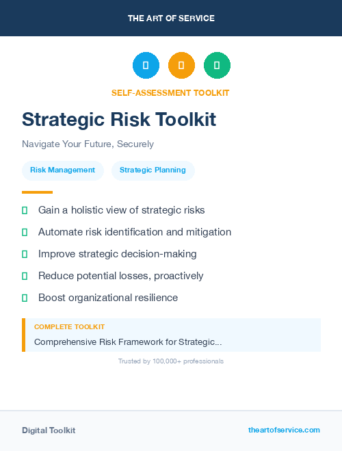 Strategic Risk Toolkit