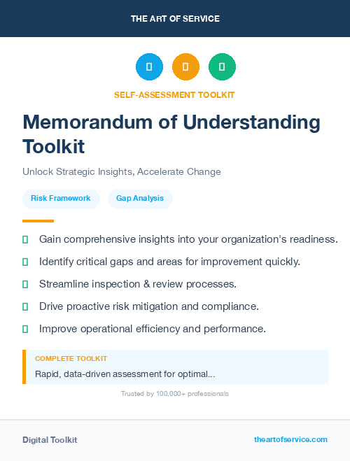 Memorandum of Understanding Toolkit