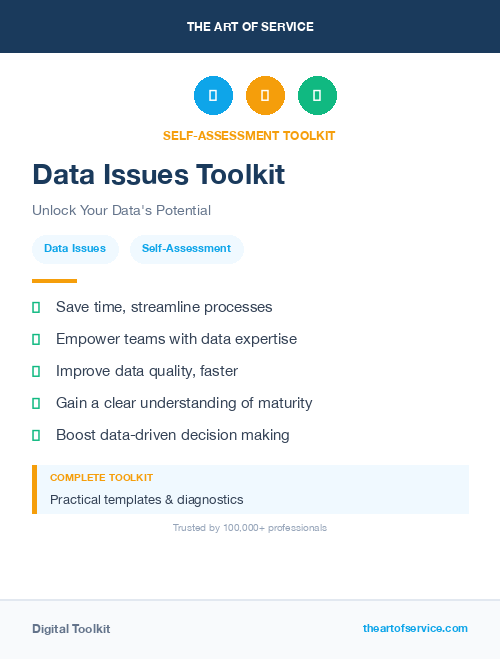 Data Issues Toolkit