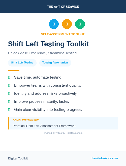 Shift Left Testing Toolkit