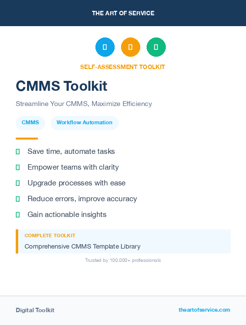 CMMS Toolkit