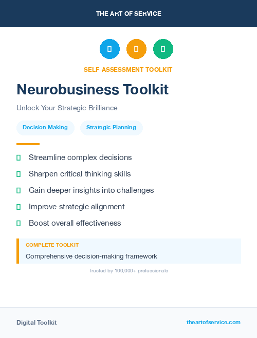 Neurobusiness Toolkit