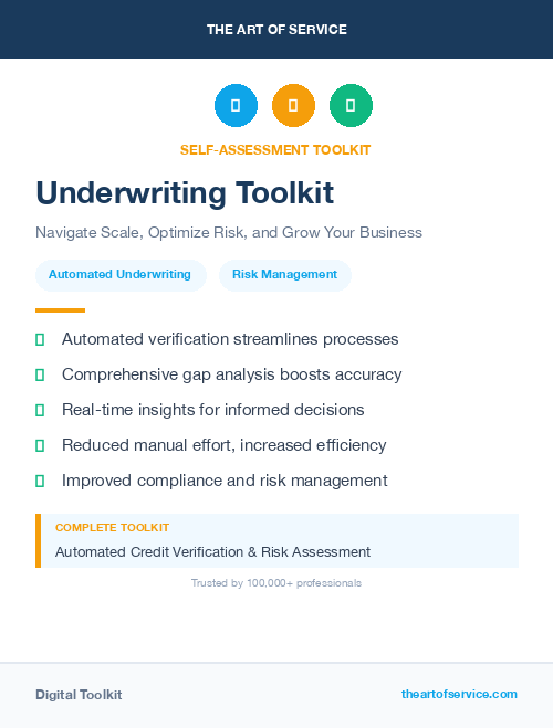 Underwriting Toolkit