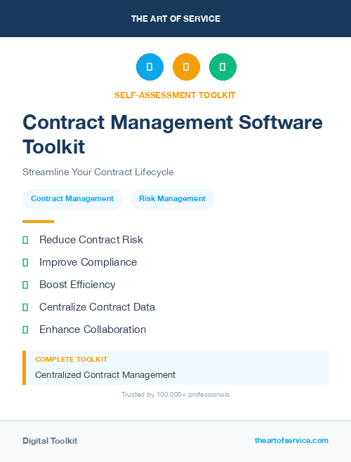 Contract Management Software Toolkit
