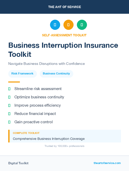 Business Interruption Insurance Toolkit