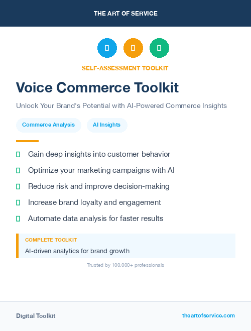 Voice Commerce Toolkit