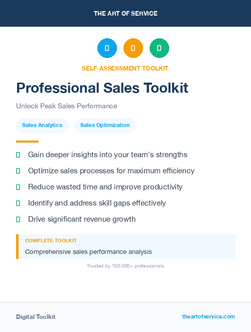 Professional Sales Toolkit