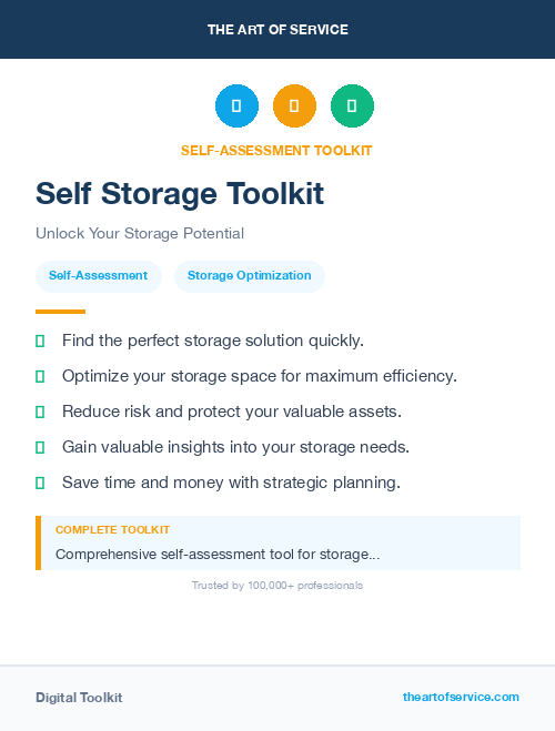 Self Storage Toolkit