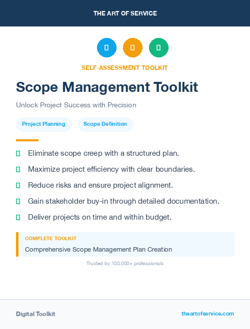 Scope Management Toolkit
