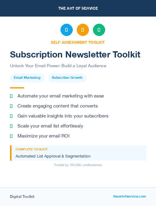Subscription Newsletter Toolkit