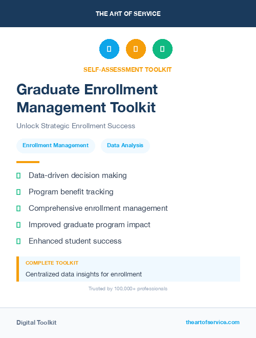 Graduate Enrollment Management Toolkit