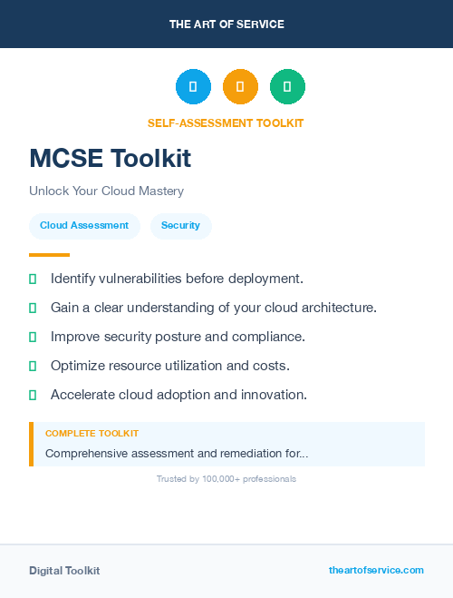 MCSE Toolkit
