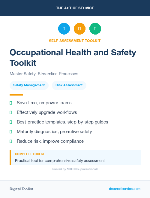 Occupational Health and Safety Toolkit