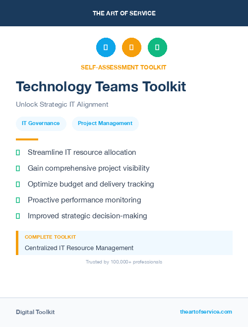 Technology Teams Toolkit