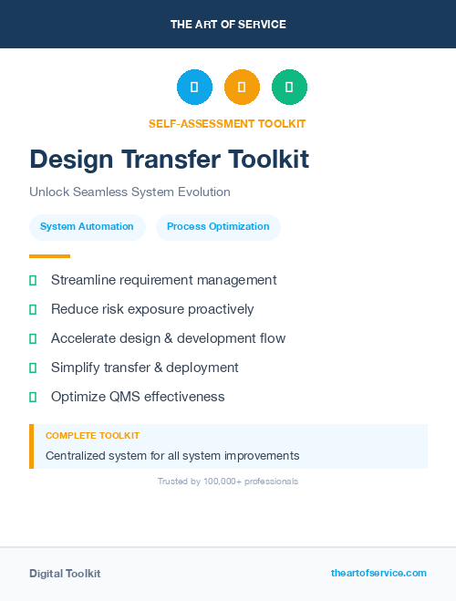 Design Transfer Toolkit