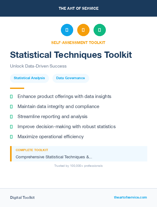 Statistical Techniques Toolkit