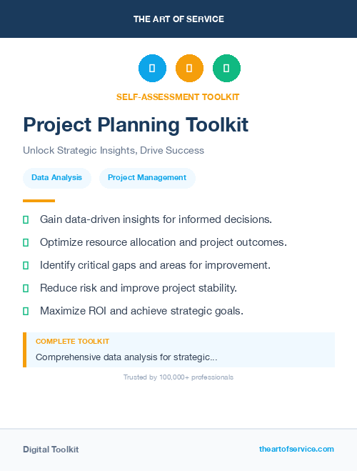Project Planning Toolkit