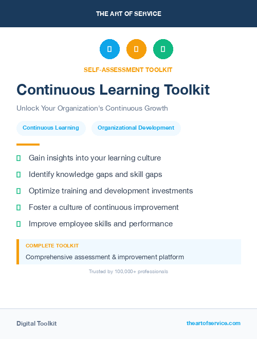 Continuous Learning Toolkit