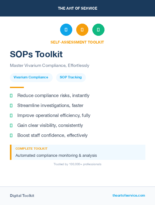 SOPs Toolkit