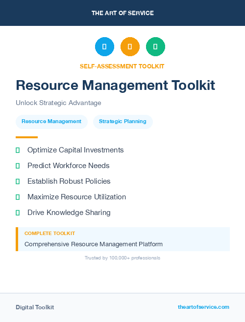 Resource Management Toolkit