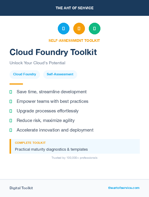 Cloud Foundry Toolkit