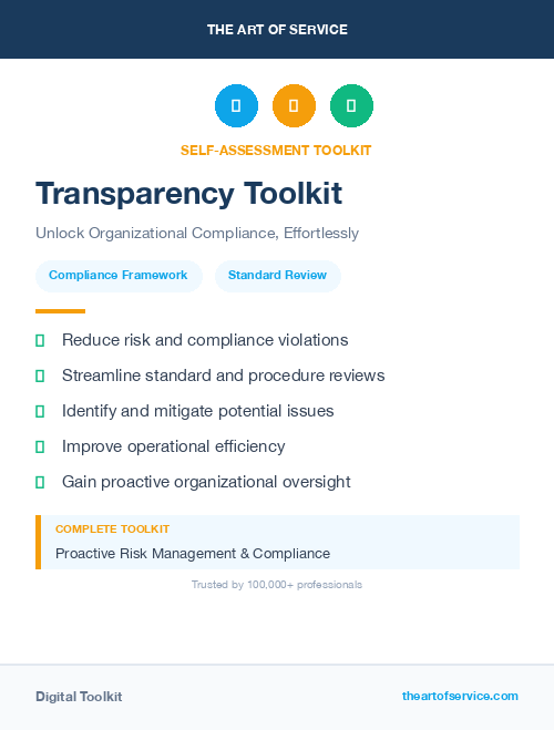 Transparency Toolkit