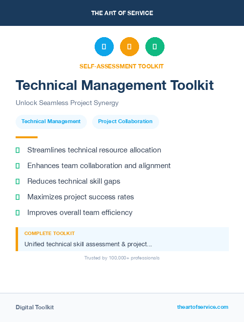Technical Management Toolkit