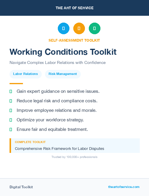 Working Conditions Toolkit