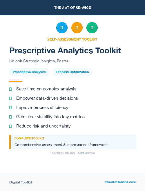 Prescriptive Analytics Toolkit