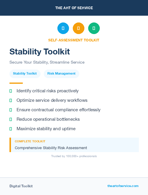Stability Toolkit