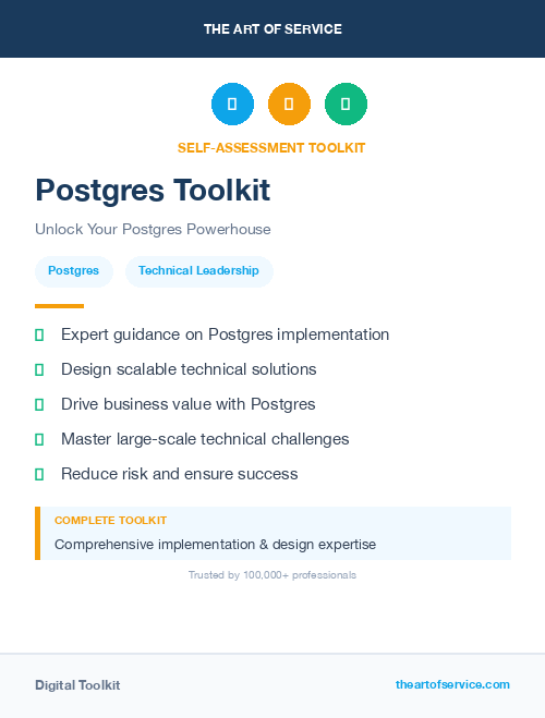 Postgres Toolkit