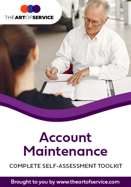 Account Maintenance Toolkit