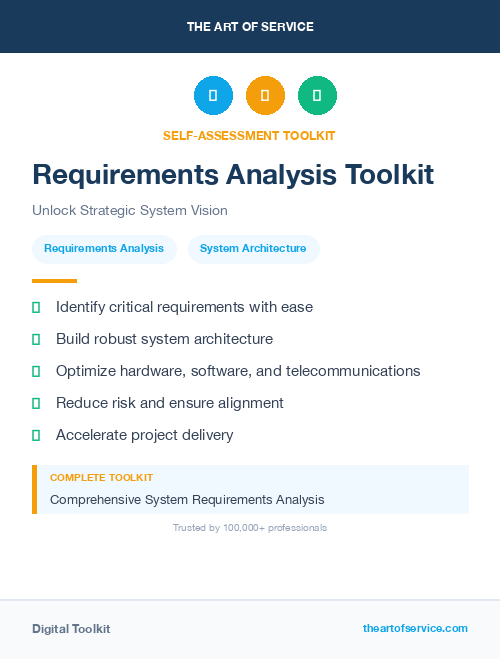 Requirements Analysis Toolkit