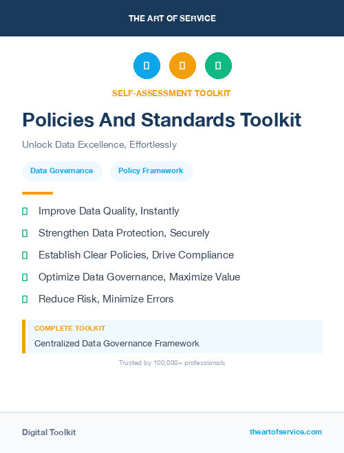 Policies And Standards Toolkit