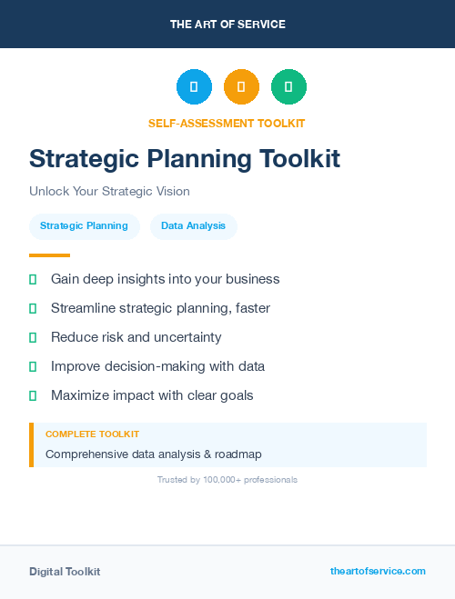 Strategic Planning Toolkit