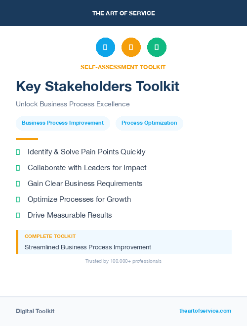 Key Stakeholders Toolkit