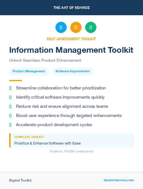 Information Management Toolkit