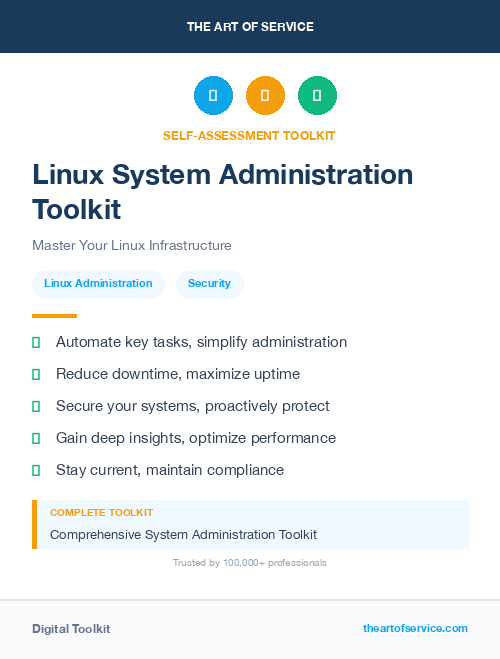 Linux System Administration Toolkit