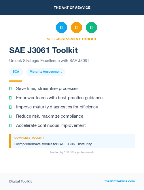 SAE J3061 Toolkit