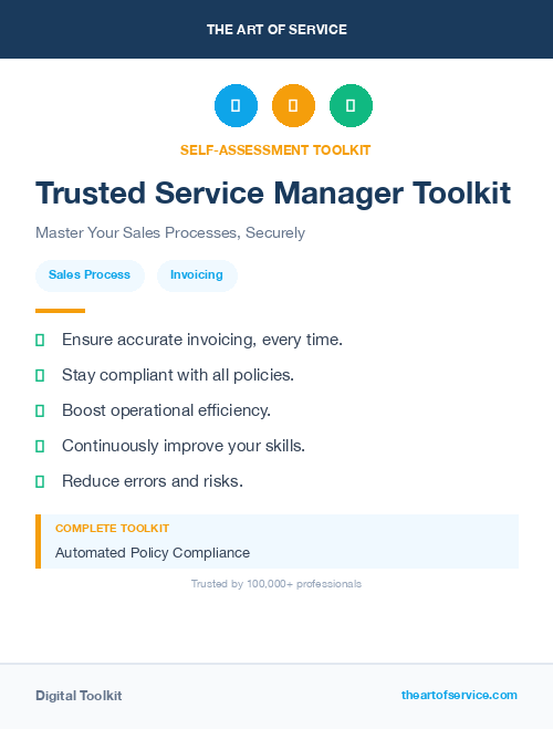 Trusted Service Manager Toolkit