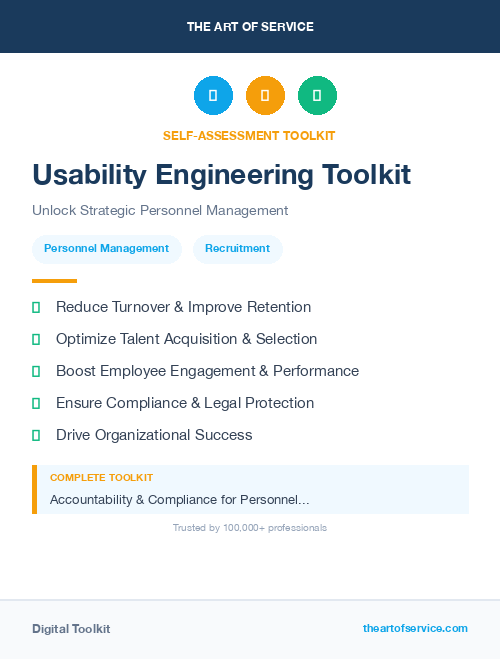 Usability Engineering Toolkit