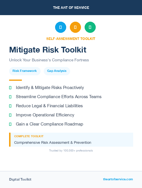 Mitigate Risk Toolkit