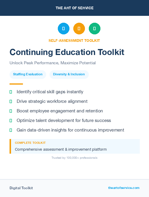 Continuing Education Toolkit