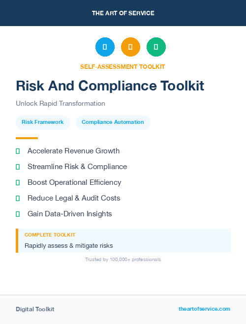 Risk And Compliance Toolkit
