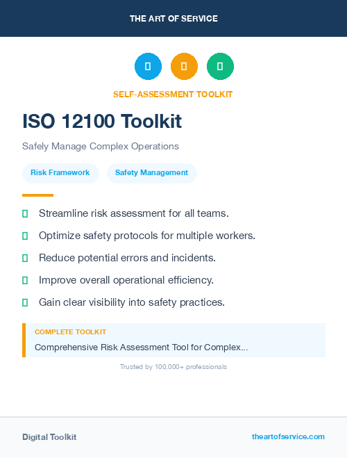 ISO 12100 Toolkit